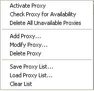 Anonymizer context-menu